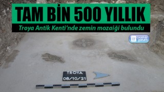 Troya’da bin 500 yıllık mozaik bulundu