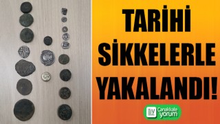 Tarihi sikkelerle yakalandı!