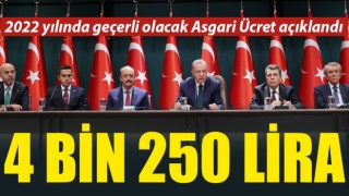 SON DAKİKA: 2022 yılı Asgari Ücret zam oranı belli oldu!