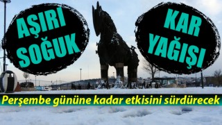 Perşembe gününe kadar etkisini sürdürecek: Aşırı soğuk ve yoğun kar yağışı geliyor!