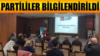 CHP Parti Okulu, Çanakkale’de eğitim verdi