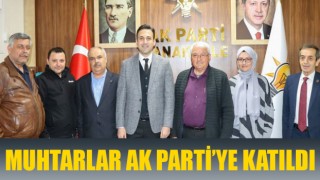 Muhtarlar AK Parti’ye katıldı