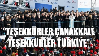 Bülent Turan: “Büyük bir coşkuyla açılan 1915 Çanakkale Köprümüzün ülkemize hayırlı olmasını diliyoruz”