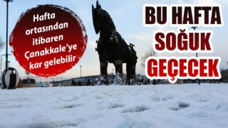 Çanakkale’de bu hafta soğuk geçecek: Perşembe ve Cumartesi kar gelebilir