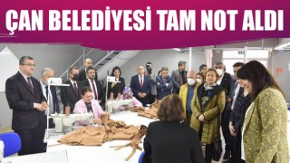 Meclis Komisyonu'ndan, Çan Belediyesi'ne tam not