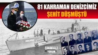 Dumlupınar Denizaltısı şehitleri anıldı