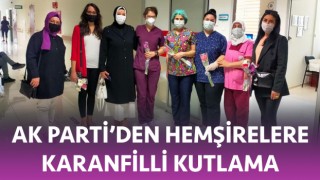 AK Parti'den hemşirelere karanfilli kutlama