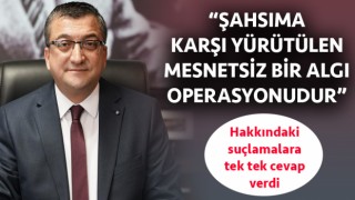 Başkan Öz’den suçlamalara cevap: “Şahsıma karşı yürütülen mesnetsiz bir algı operasyonudur”