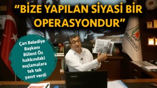 Bülent Öz’den suçlamalara cevap: “Bize yapılan siyasi bir operasyondur”