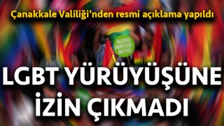 Çanakkale’de LGBT yürüyüşüne izin çıkmadı