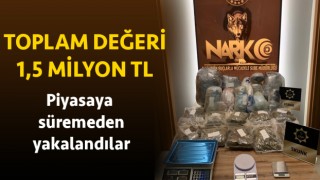 Çanakkale’de zehir tacirlerine büyük darbe: Piyasa değeri 1,5 milyon TL olan uyuşturucu ele geçirildi