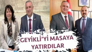 Geyikli’yi masaya yatırdılar