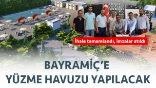 İmzalar atıldı: Bayramiç’e yüzme havuzu yapılacak