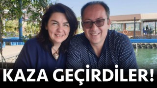 İskenderoğlu çifti kaza geçirdi!