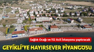 Geyikli’ye hayırsever piyangosu