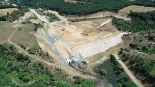 Yenice Yukarıinova barajında çalışmalar aralıksız sürüyor