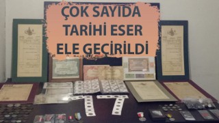 Çanakkale’de çok sayıda tarihi eser ele geçirildi