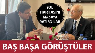 Kılıçdaroğlu ve Erkek’ten baş başa istişare