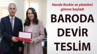 Çanakkale Barosu’nda devir teslim: Hande Keskin ve yönetimi göreve başladı