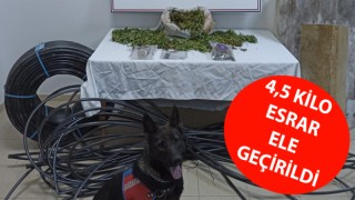 Çanakkale’de 4 kilo 592 gram esrar ele geçirildi