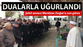 Çanakkale’de şehit annesine son görev