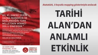 Tarihi Alan Başkanlığı’ndan anlamlı etkinlik: Atatatürk, 3 boyutlu mapping gösterimiyle anılacak