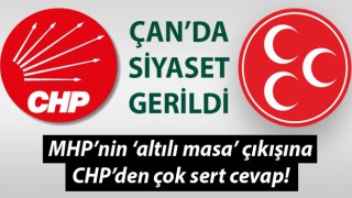 Çan’da siyaset gerildi: MHP’nin ‘altılı masa’ çıkışına CHP’den çok sert cevap!