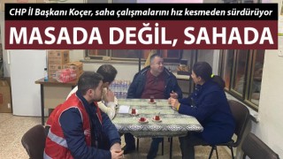 Başkan Koçer sahayı sevdi: “Çanakkale’de çalınmadık kapı, sıkılmadık el bırakmayacağız”