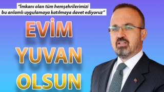 AK Parti’li Turan’dan vatandaşlara çağrı: “İmkanı olan tüm hemşehrilerimizi ‘Evim Yuvan Olsun’ uygulamasına katılmaya davet ediyoruz”