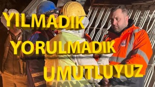 Ezine Belediye Başkanı Güray Yüksel ilk günden beri deprem bölgesinde