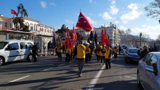 57. Alay Tekirdağ'dan Çanakkale'ye yürüyor