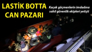 Ayvacık açıklarında 49 kaçak göçmen kurtarıldı