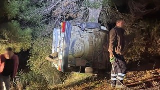 Bayramiç’te ağaca çarpan otomobilin sürücüsü hayatını kaybetti