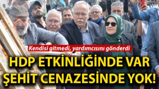 Şehit cenazesine gitmedi, yardımcısını gönderdi!