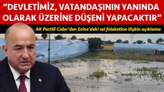 Ayhan Gider’den sel felaketi açıklaması: “Devletimiz, vatandaşının yanında olarak üzerine düşeni yapacaktır”