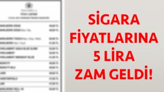 Sigaraya 5 TL zam! İşte yeni fiyatlar…