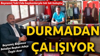 Bağımsız Aday Özgür Acar, Oda başkanlarıyla buluştu