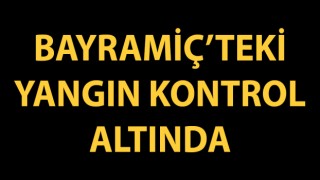 Bayramiç’teki yangın kontrol altında