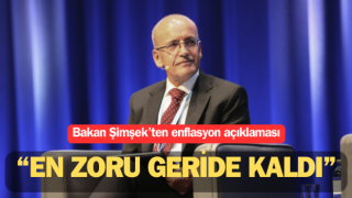 Bakan Şimşek'ten enflasyon açıklaması: “En zoru geride kaldı”