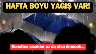 Çanakkale’ye hafta boyu yağış var!