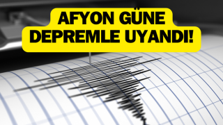 AFAD duyurdu: Afyon güne depremle uyandı!