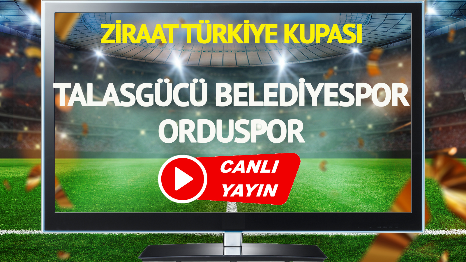 CANLI YAYIN | Talasgücü Belediyespor Orduspor maçı A Spor şifresiz canlı izle!